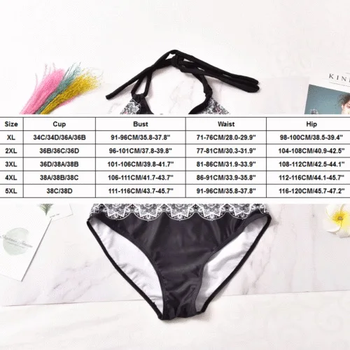 Женский раздельный купальник с заниженной талией и эффектом пуш-ап | Женская