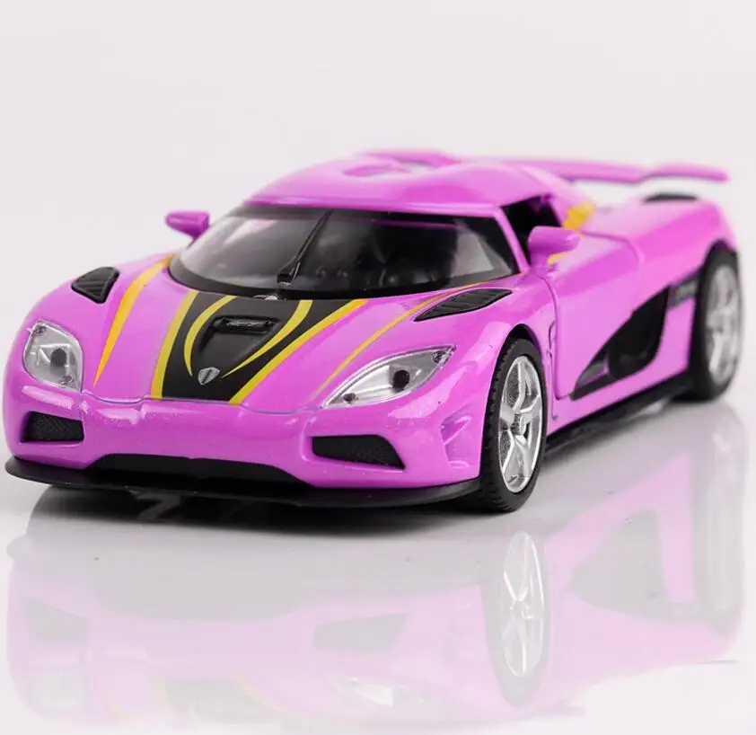 1/32 Diecasts & игрушечные транспортные средства Koenigsegg супер модель автомобиля со