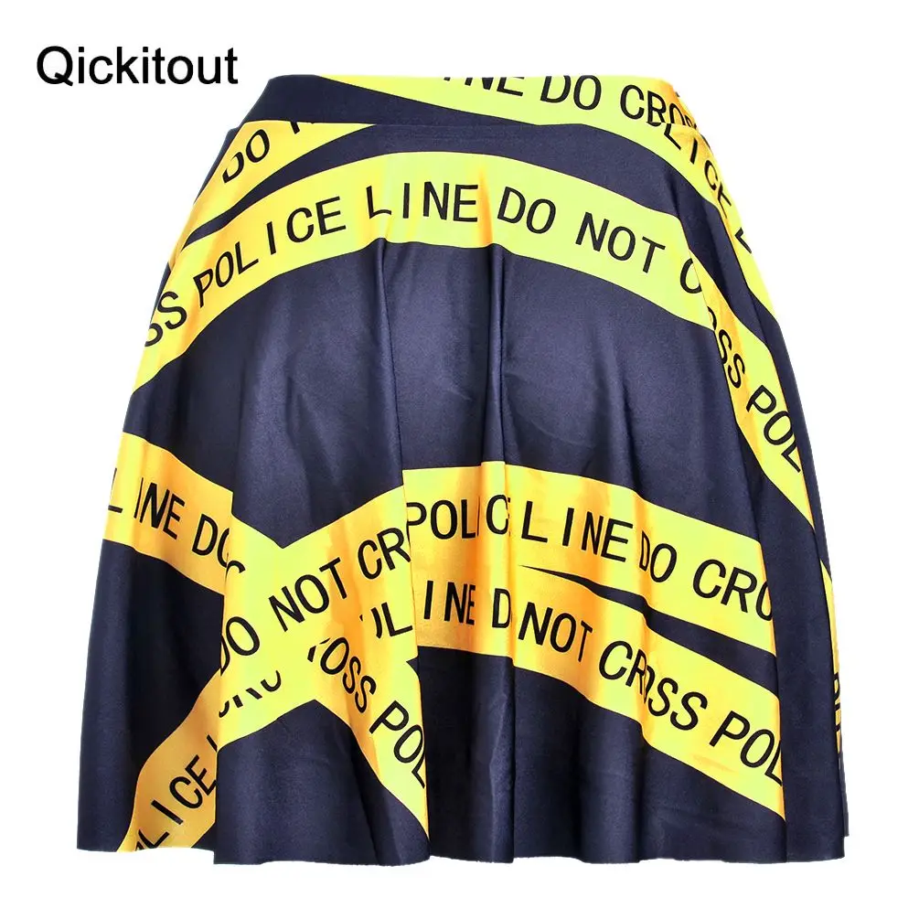 Qickitout юбки тонкие высококачественные модные сексуальные женские желтые буквы