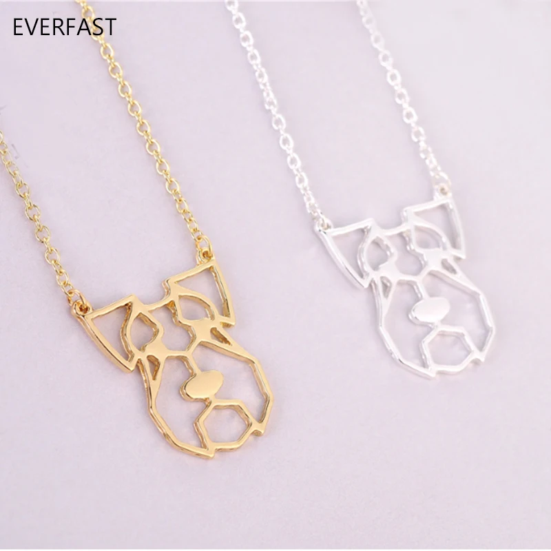 Everfast 1 шт. большой кулон с ушной головкой в виде Свинки оригами ожерелья