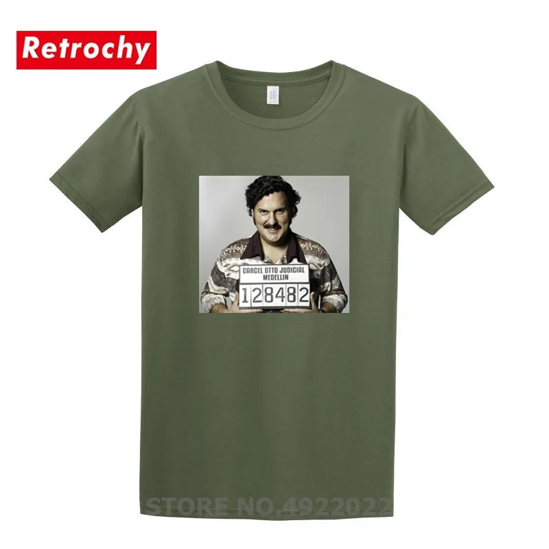 Футболка Pablo EL Patron Escobar хлопковая футболка с короткими рукавами для подростков