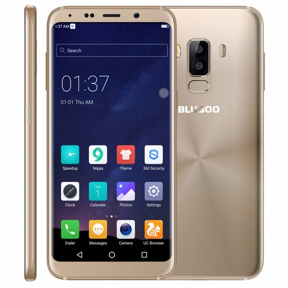 Bluboo S8 смартфон с 5 7 дюймовым дисплеем восьмиядерным процессором MTK6750 ОЗУ 3 ГБ ПЗУ 32