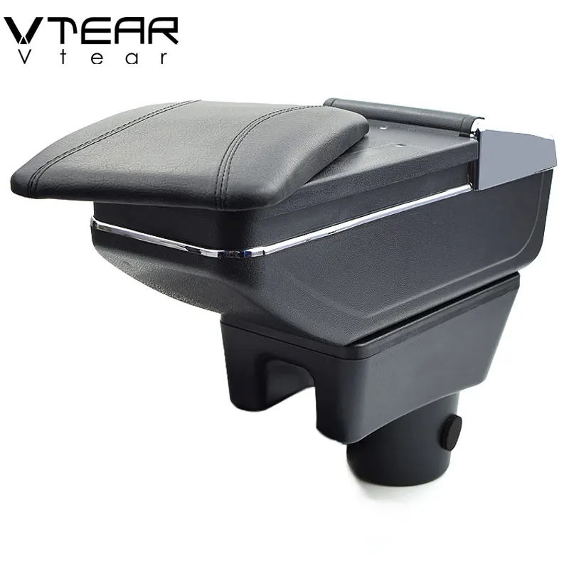 Vtear для mitsubishi Attrage Mirage автомобильный подлокотник кожаный ящик для хранения usb интерфейс подлокотник салонные аксессуары украшение авто подлокотник митсубиси мираж