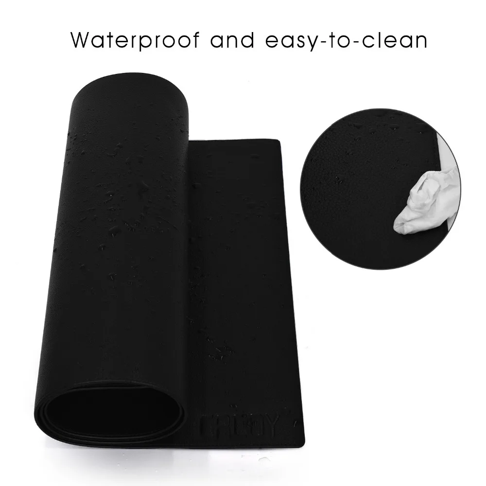 Коврик для мыши из искусственной кожи размер 100*40 см|desk mat|mouse padleather mouse pad |
