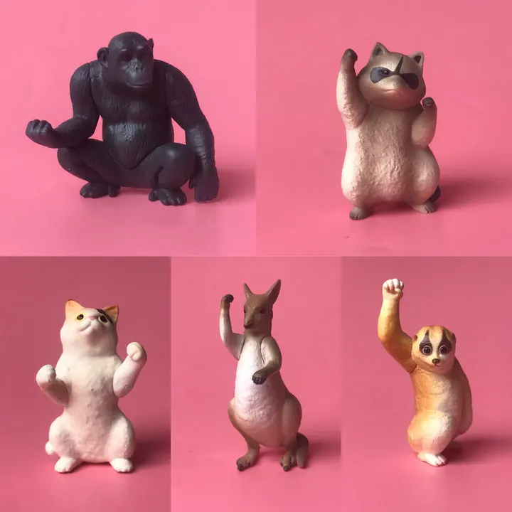 

pvc figure come on animal 5pcs/set