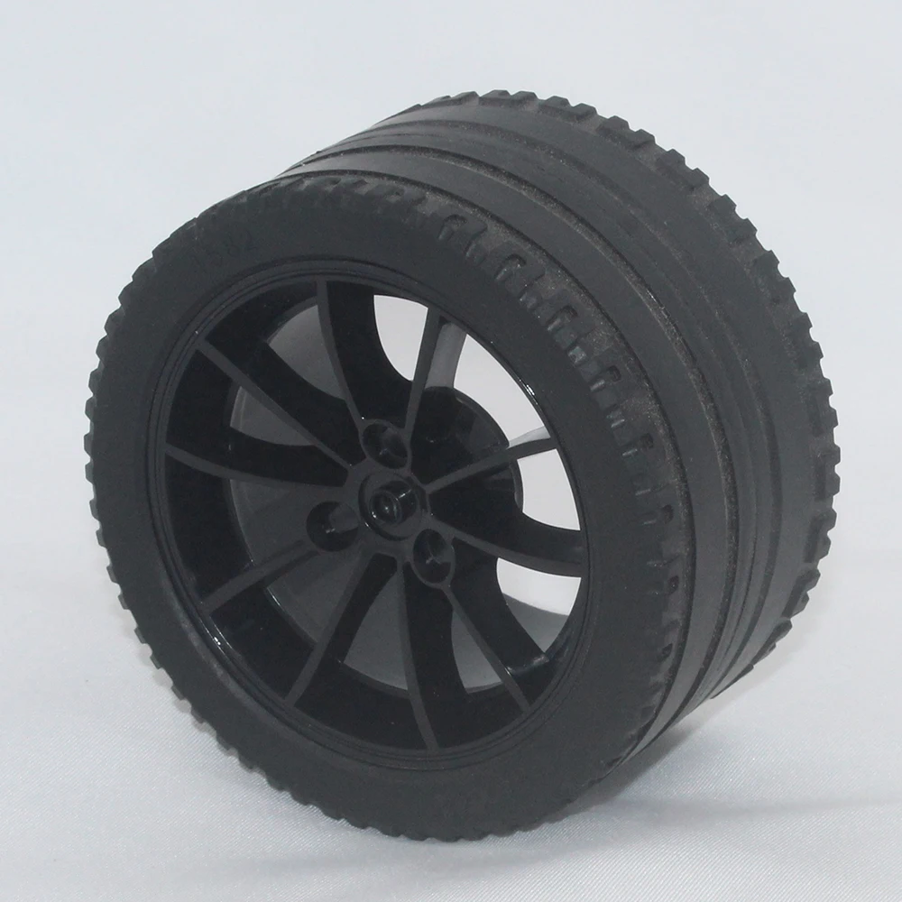 Технические детали MOC 1 шт. шины с низким широким диаметром 81X44 и широкий диаметр