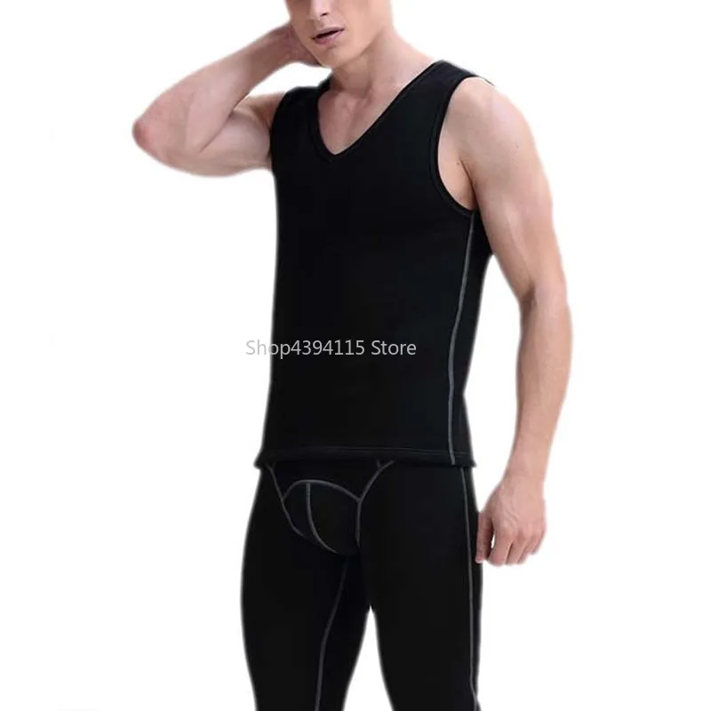 Гей-Фетиш белье для Для мужчин комплект нижнего белья из 2 предметов рубашка без