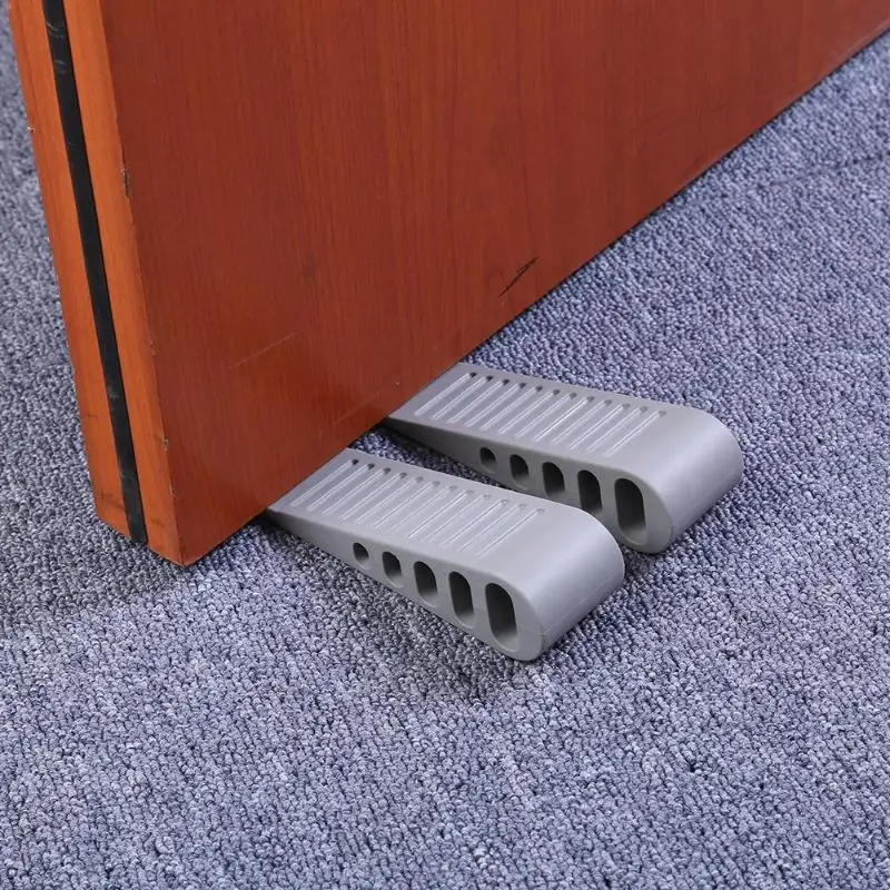 Door Safety Stopper Easy to Install Door Hardware Door Wedge for Floor Surfaces Anti Pinch Hand Protect