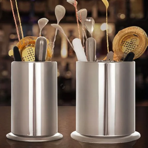 Толстая цилиндрическая палочка для еды из нержавеющей стали держатель пипетки
