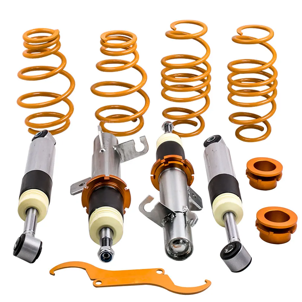4x подвесной амортизирующий Регулируемый для Ford FIESTA MK6 JH1 JD3 2001 2008|Амортизаторы и