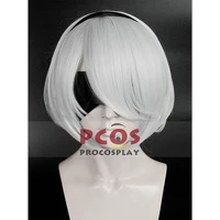 in stock nier automata yorha 2b cosplay headband blinder wig mp003637
