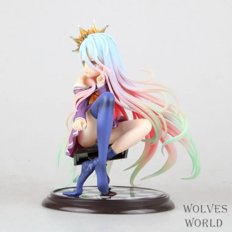 Huong аниме Рисунок 15 см без игры жизни Shiro 1/7 масштаб полный ПВХ фигурку