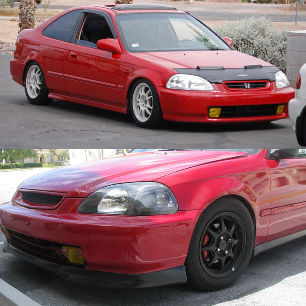 JDM Противотуманные фары для Honda Civic EK 1996 97 98 2 3 4DR Противотуманные фары дальнего света с выключателем желтый прозрачный