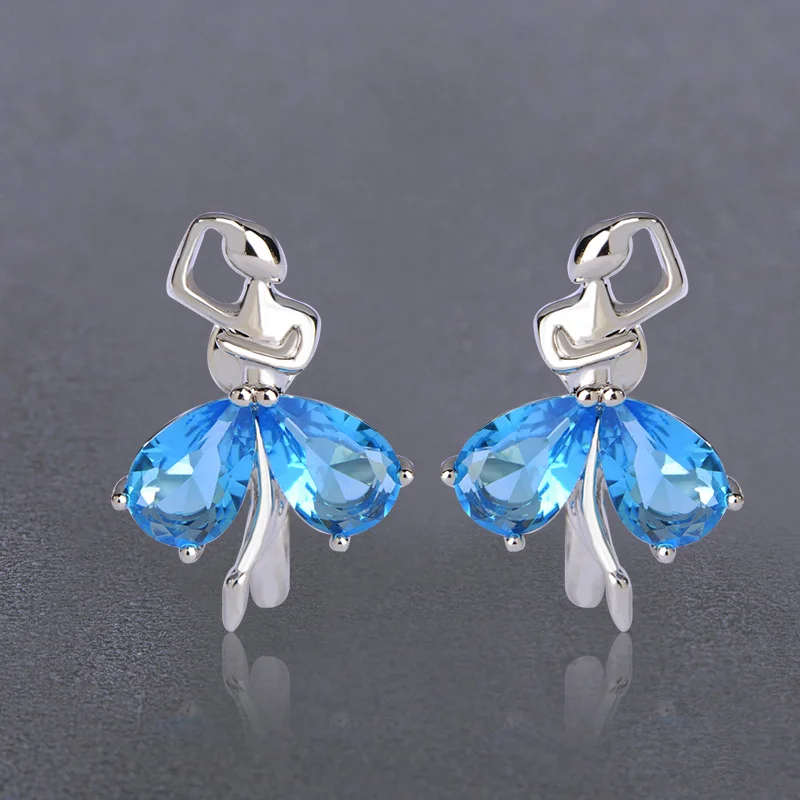 MECHOSEN красивые балетные серьги без пирсинга женские праздничные ювелирные