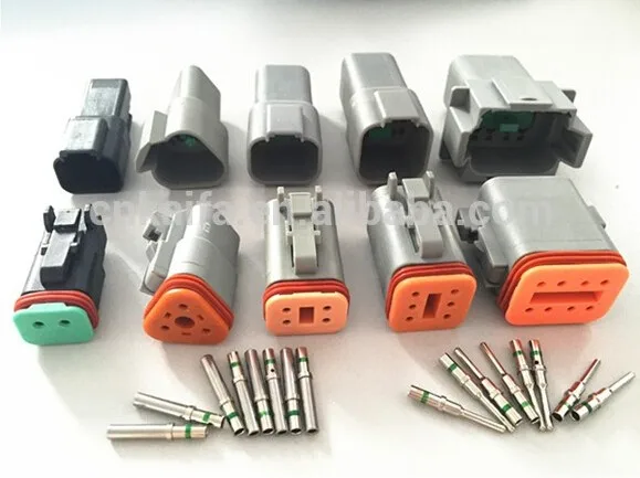 50 шт. женский и мужской контактный, сплошной, размер 16, 16-20AWG, Deutsch обжимной терминал 0460-202-16141 PIN 0462-201-16141