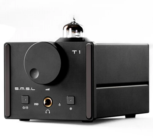 SMSL T1 ЦАП DSD512 ламповый усилитель для наушников 384 кГц/32Bit AK4490EQ + CM6632A