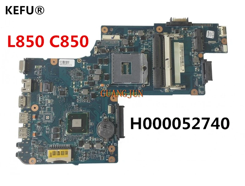 KEFU для Toshiba L850 C850 материнская плата ноутбука H000052740 HM70 тестирование Быстрая