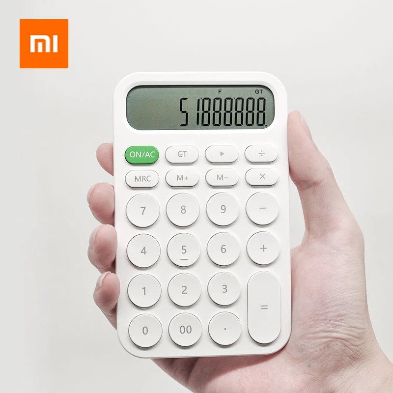 Стандартный калькулятор Xiaomi MIIIW 12 значный светодиодный ЖК дисплей портативный