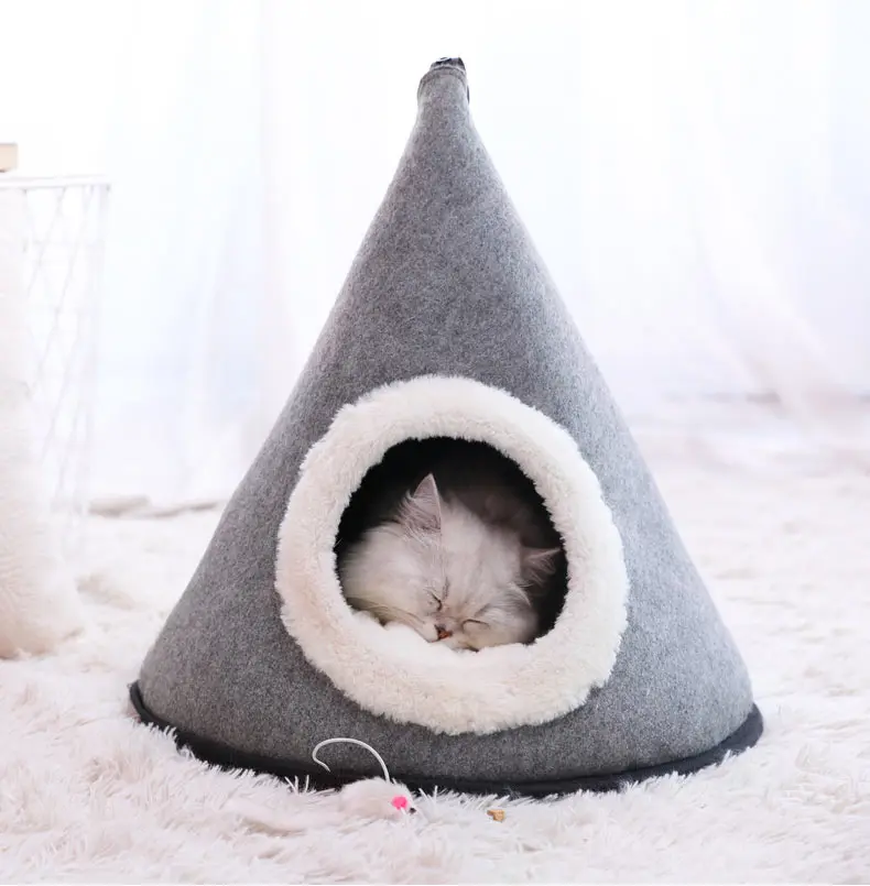 Hoopet домик для кошек в форме палатки, домик для собак, котенок, щенок, пещера, кот, замок, подушка, коврик