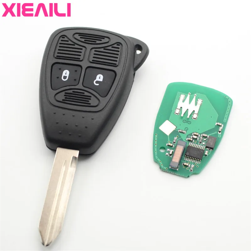 XIEAILI 3 шт. OEM 2 кнопочный транспондер дистанционный ключ для Jeep Wrangler 315 МГц с 46