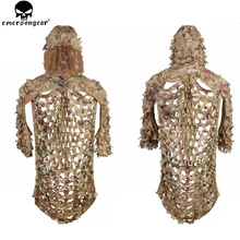 EMERSONGEAR легкий штурмовой Ghillie Камуфляж Ghillie костюм скрытная охотничья одежда снайперский костюм камуфляжная одежда EM6975