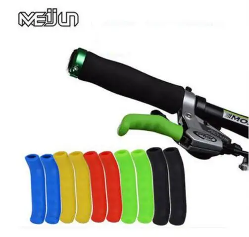 2 шт. силиконовые чехлы для ручек тормоза и рычага горного велосипеда|Упоры рук на