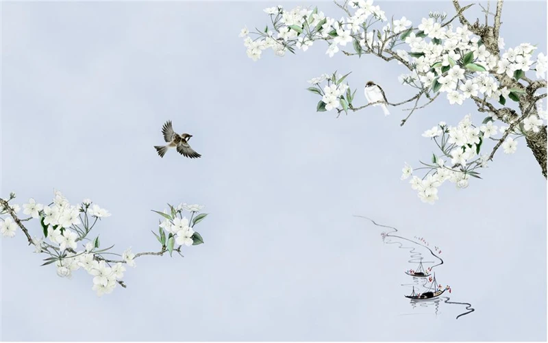 

3d wall murals photo wallpaper 3d chinese style flower wall murals scenery bird wallpaper landscape backdrop roolls wall murals