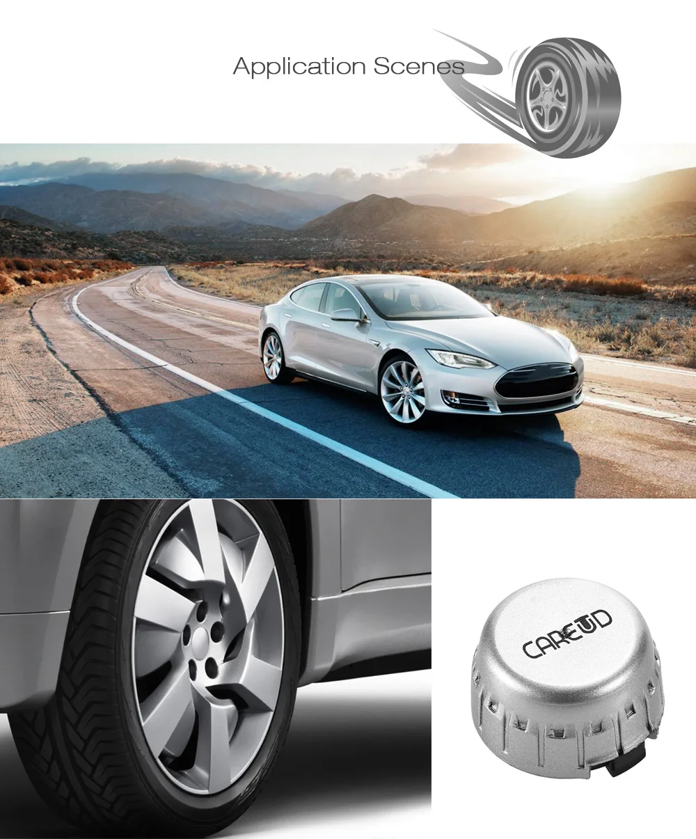 1 шт. внешний датчик CAREUD со сменной батареей сменный только для CAREUD TPMS монитор давления в шинах с 0-8bar датчик