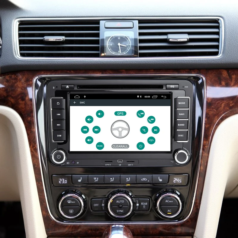 7 дюймов Android 8 1 автомобиль радио для VW Vento T5 Tiguan Touran Sharan Magotan Golf MK6 Caddy навигатор с GPS