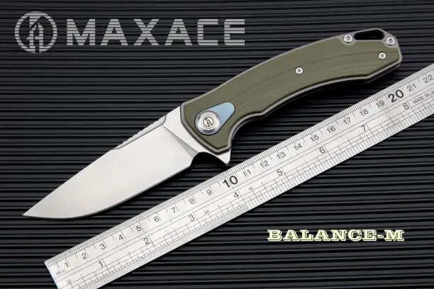 MAXACE баланс М складной карманный нож Походный M390 стальной атласный нож|Уличные