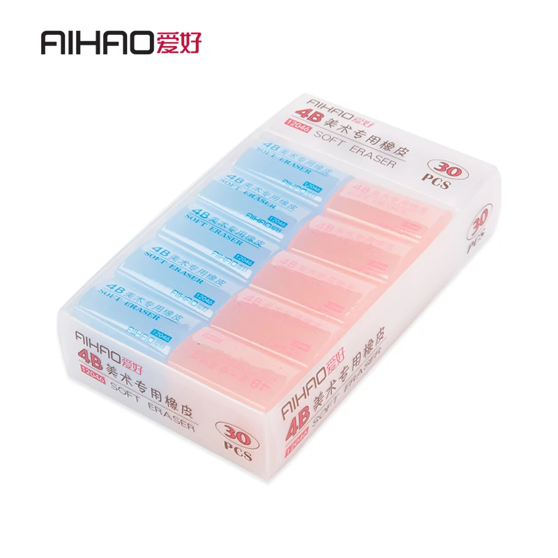 AIHAO Новое поступление 4B высокое качество 3 шт художественный карандаш ластик для