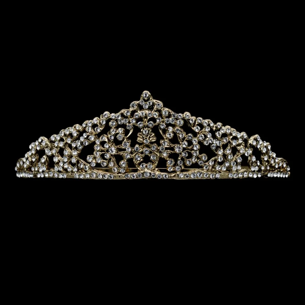 Свадебные украшения для волос аксессуары Стразы короны австрийские кристаллы