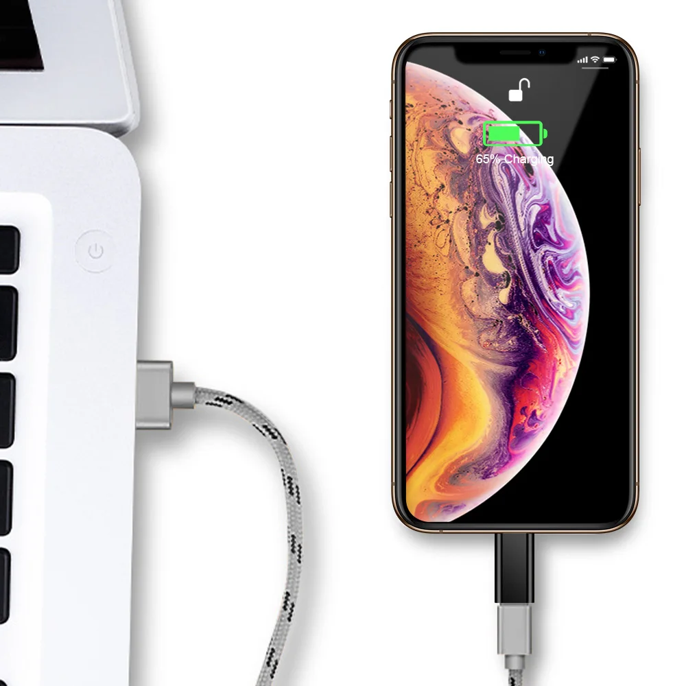 Порты и разъёмы efeuile портативный шт. 100 Micro USB Кабель-адаптер для Android iPhone X XS Max XR 5 6 7 8