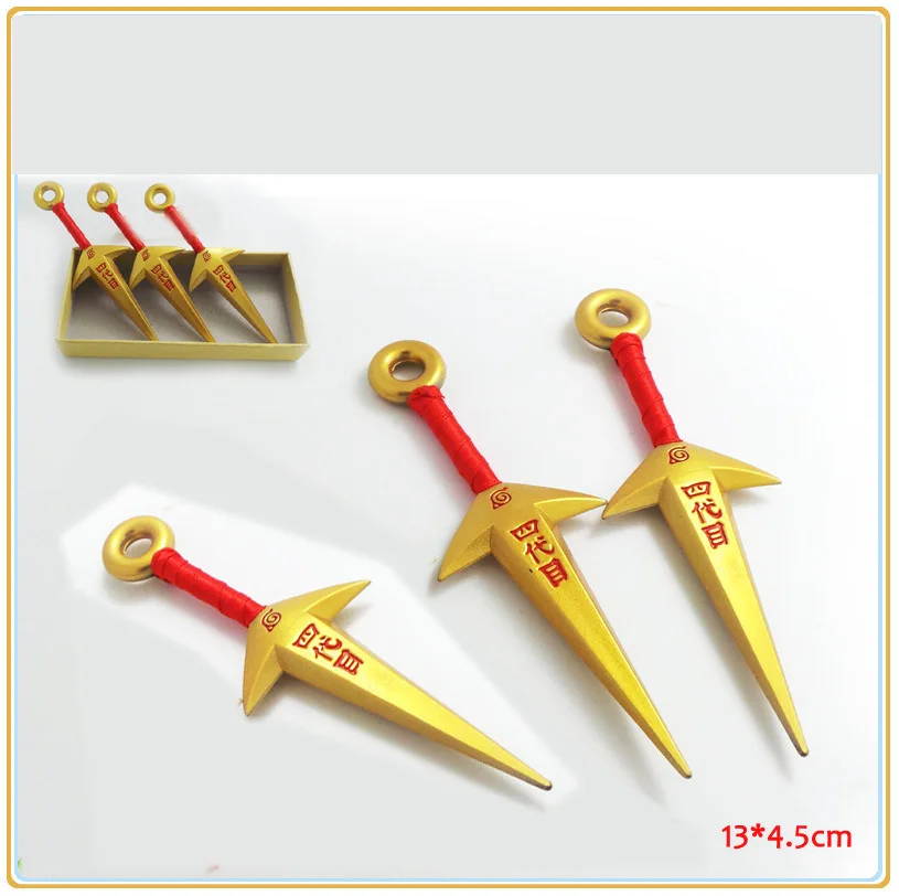 Модные Аниме Наруто пластиковые Shuriken Косплей Аксессуары 4th Hokage маленький кунай оружие ноги сумки для Хэллоуина коллекции