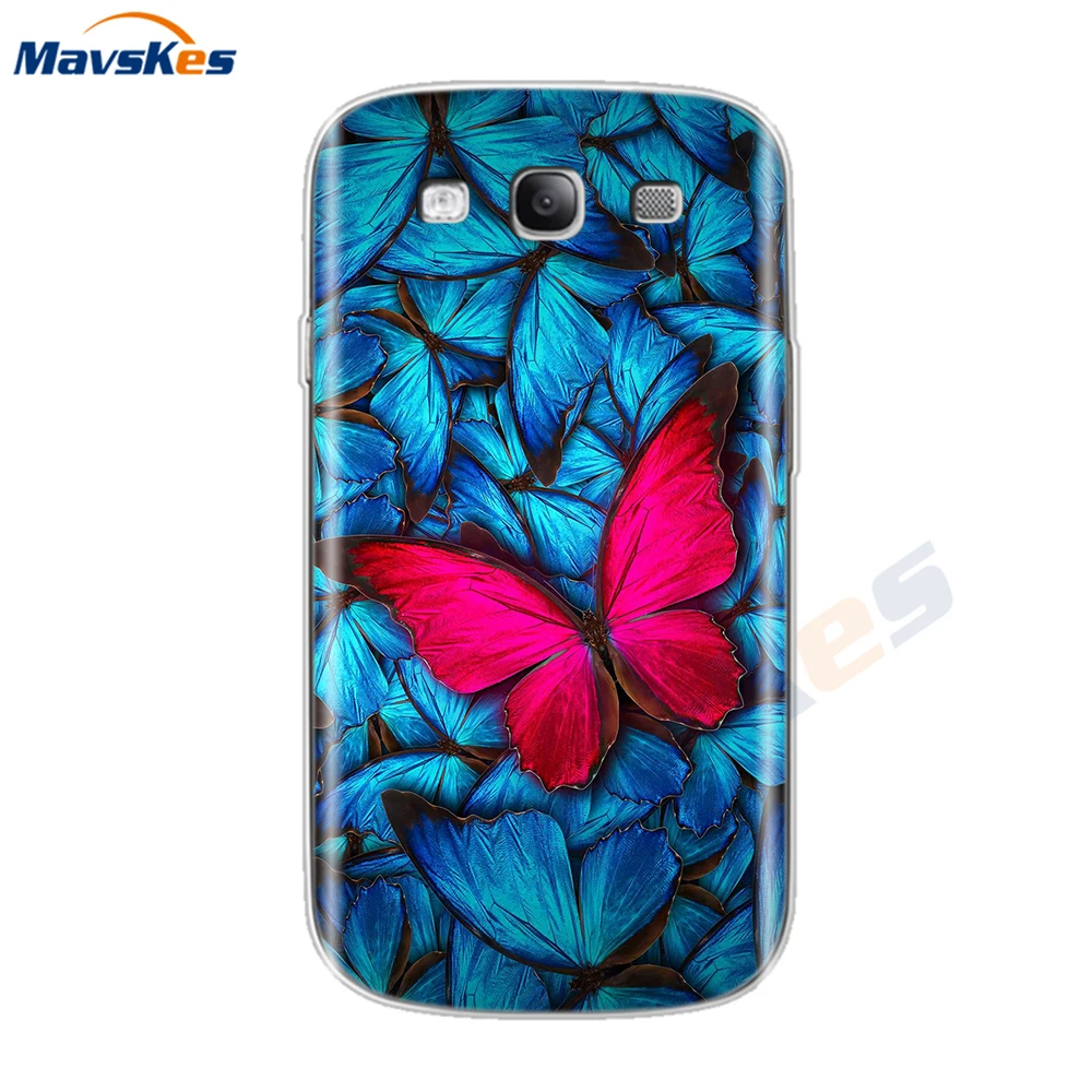 Мягкий чехол на заднюю панель для Samsung Galaxy S3, цветочный чехол для телефона Samsung Galaxy S3 Duos Neo S 3 I9300, мягкий силиконовый чехол из ТПУ - Цвет: 34