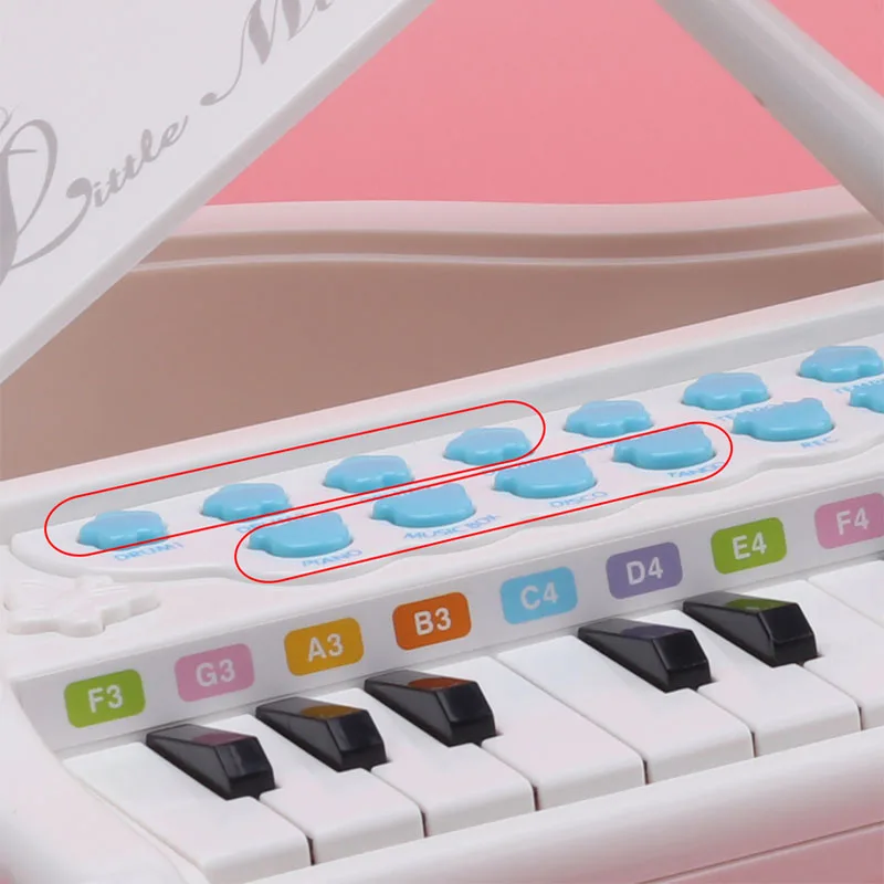 Amy & BentonPiano клавиатура игрушка для детей 24 клавиши белый малышей Подарки на день