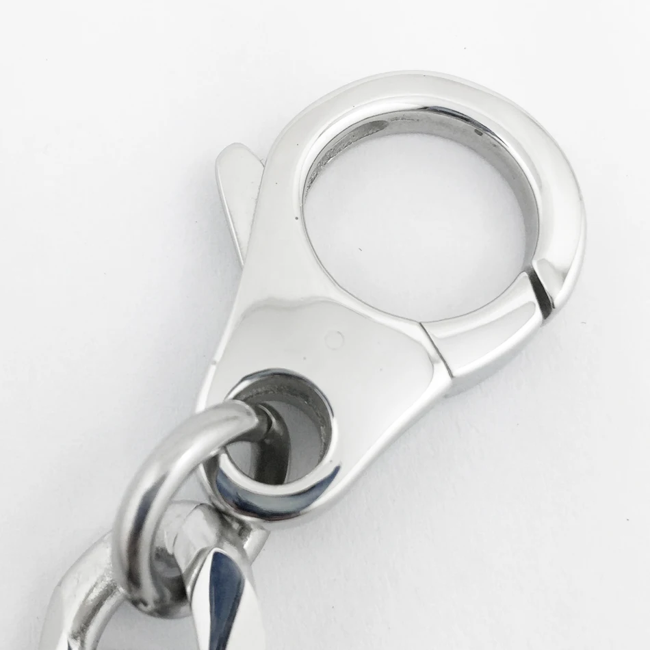 Мужской брелок LINSION из нержавеющей стали 316 в стиле рок панк 5N010KC|ring keychain|key ringkey