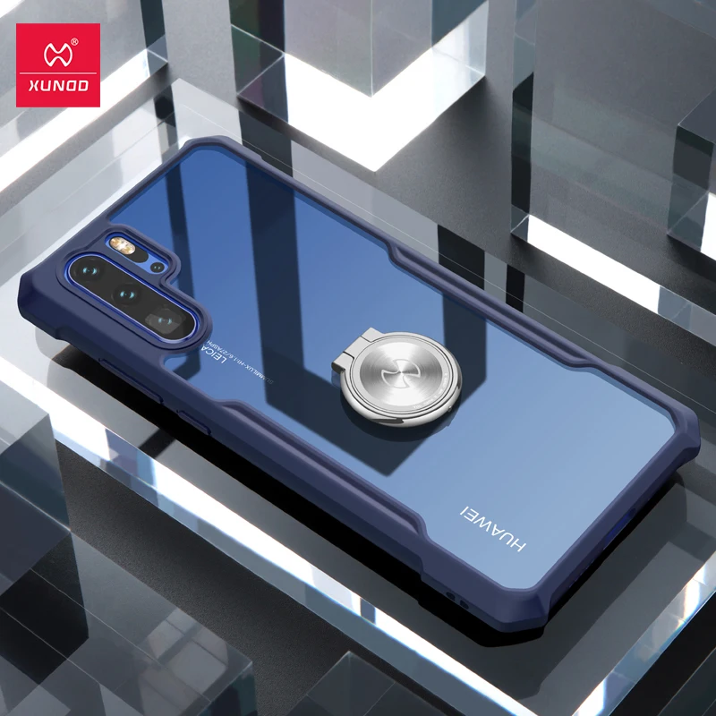 Xundd для huawei P30 Pro Чехол на магните с отделениями карт крепления пальца кольцо