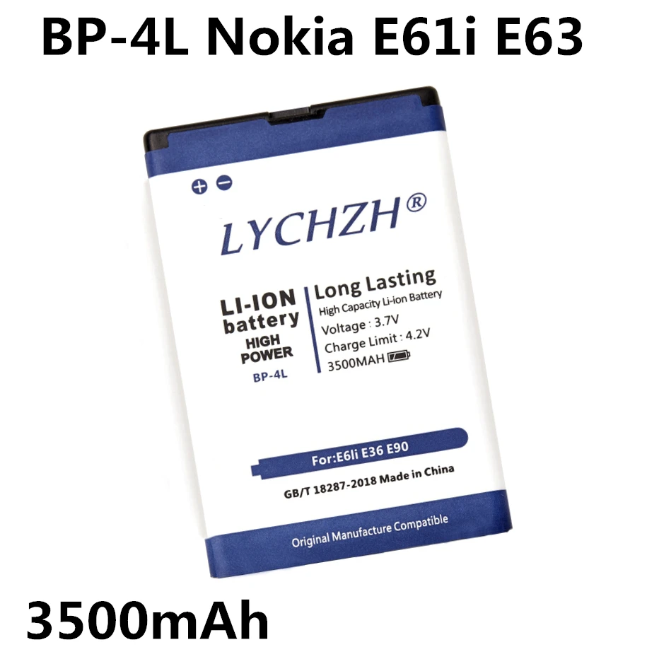 Origina высокой емкости BP 4L Батарея для Nokia E61i E63 E90 E95 E71 6650 6760 N97 N810 E72 E52 BP4L CPhone