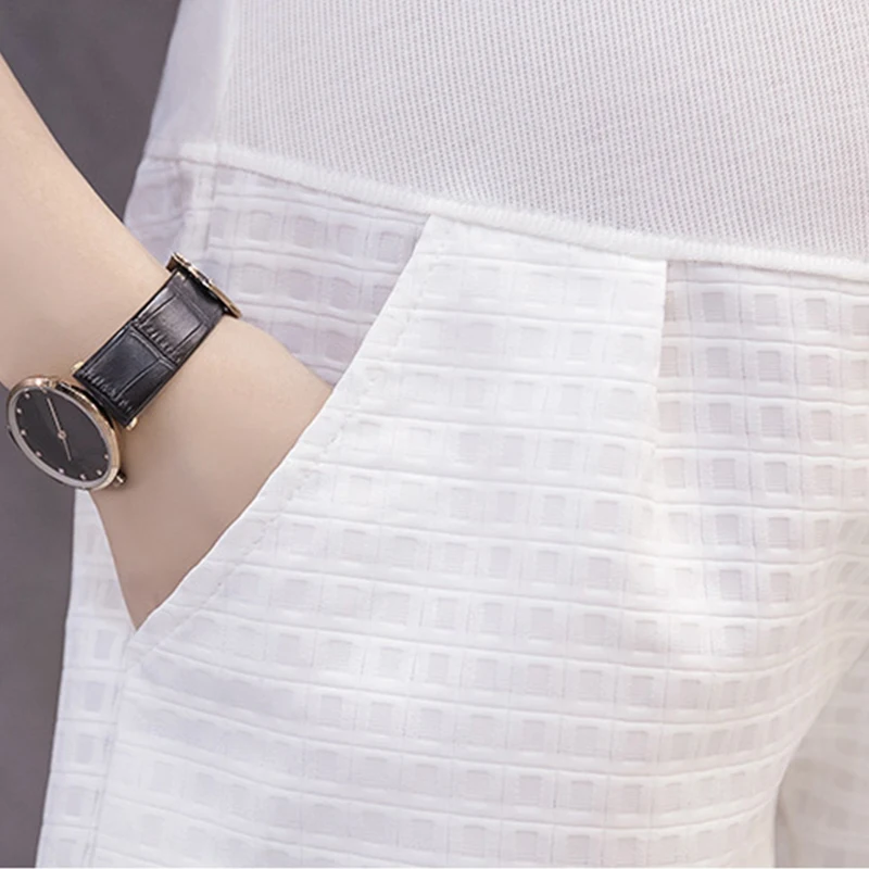 2019 летние штаны для беременных женщин тонкие шорты уличные плиссированные с