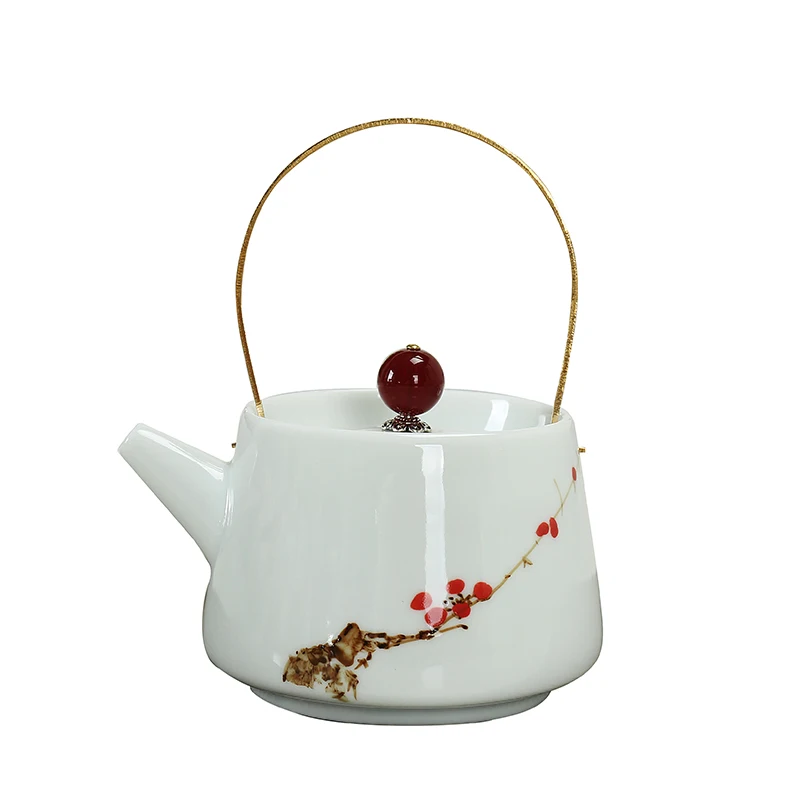 Hand-Hainted ceramic teapot kettle tea cup for puer chinese pot portable set kettles kung fu | Дом и сад