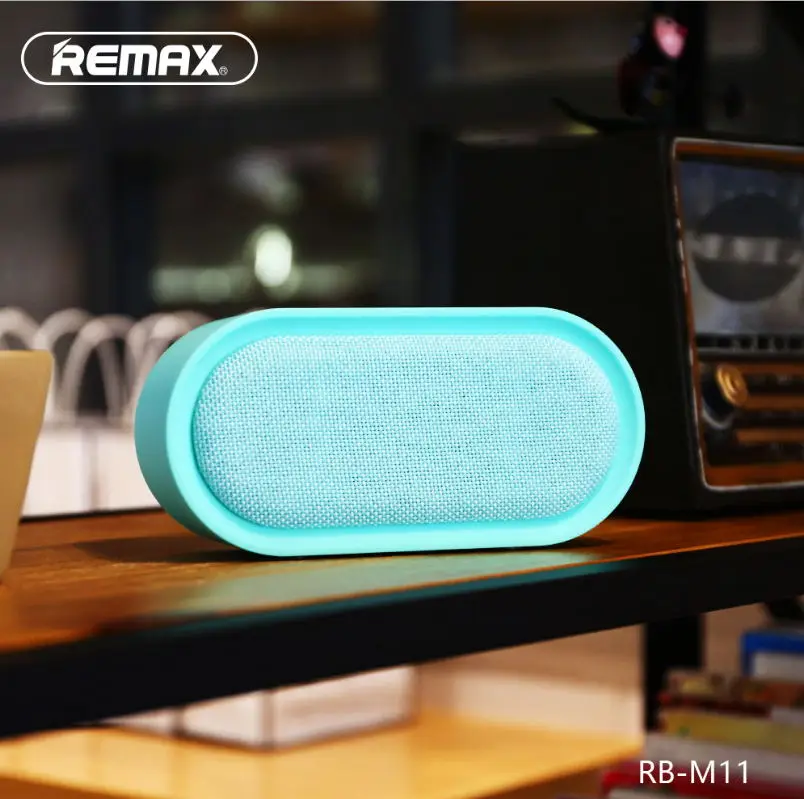 Remax 4,2 Bluetooth ткань Мини Портативная bluetooth-колонка Портативная Беспроводная музыкальная Колонка для смартфонов для Iphone samsung