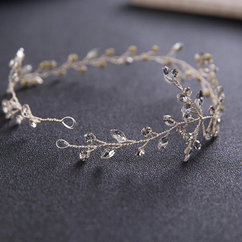 Женский обруч для волос с кристаллами свадебные аксессуары стразы | Украшения и