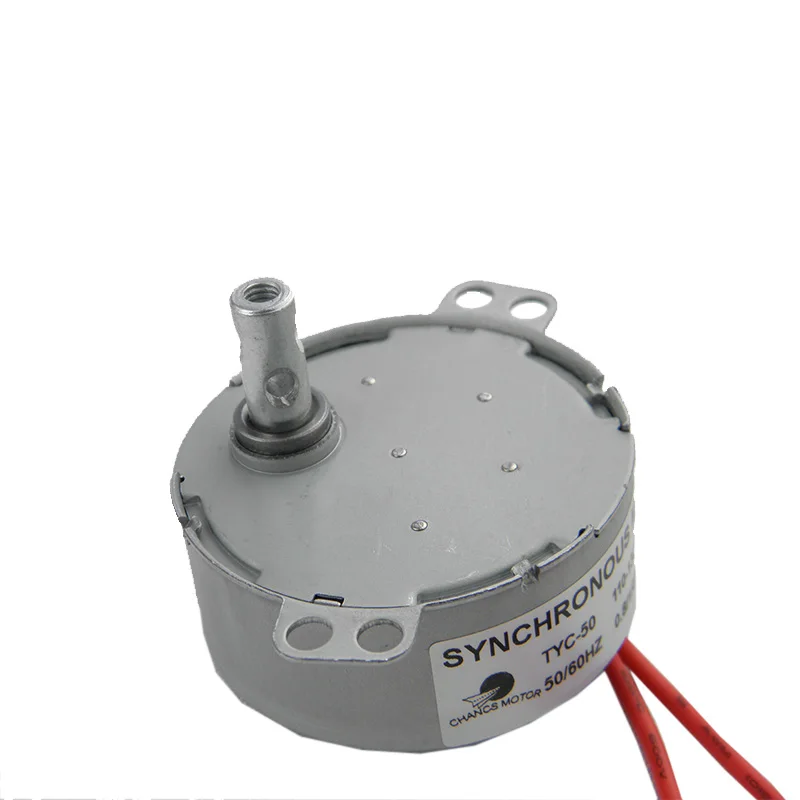 CHANCS TYC-50 маленький синхронный мотор 110V AC 15-18RPM CW/CCW 4W gear Syn мотор для электрического камина