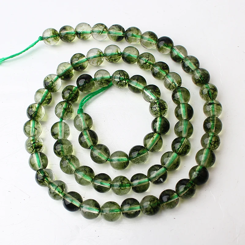 Оригинальные зеленые фантомные кварцевые шарики для мужчин и женщин исцеление