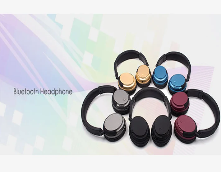 С микрофоном Легкий проводной беспроводной Bluetooth наушники за ухо глубокий бас