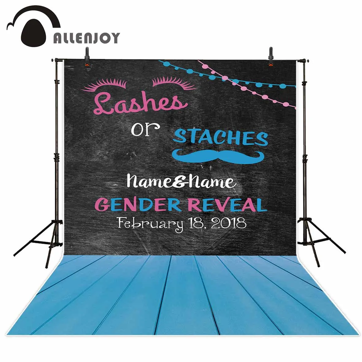 Allenjoy/фон для фотосъемки с изображением пола детский фон душа доска мелом пыль