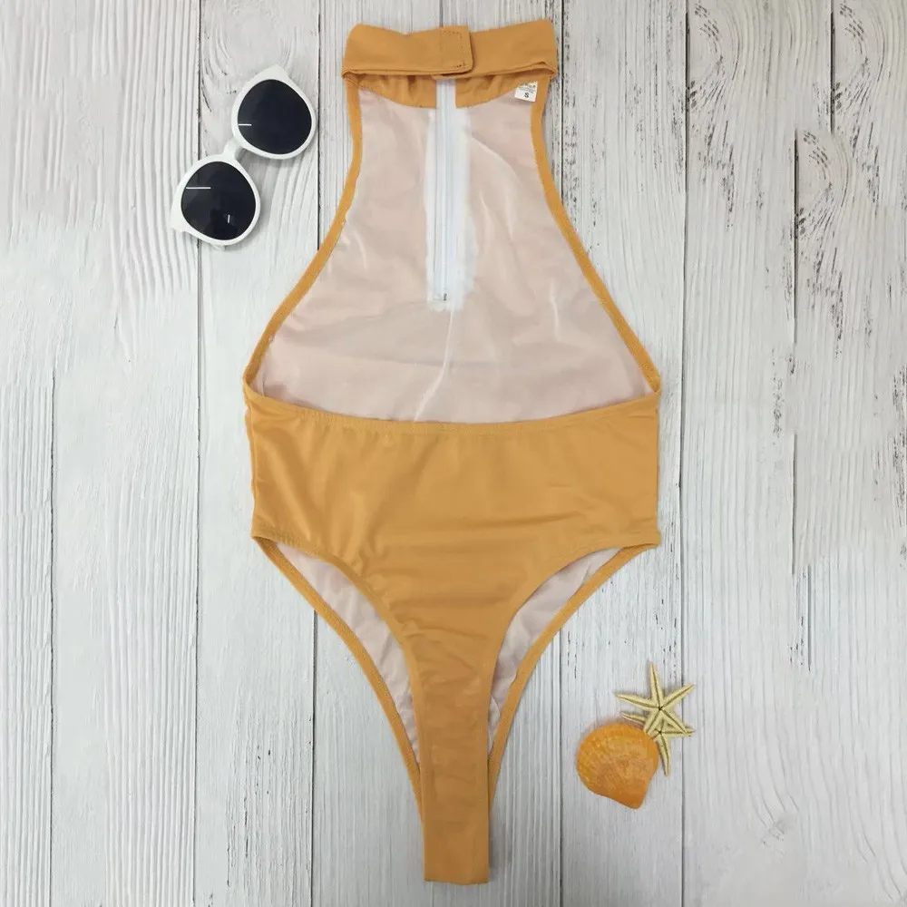 Женский купальник LIVA соблазнительный облегающий с открытой спиной бюстгальтер