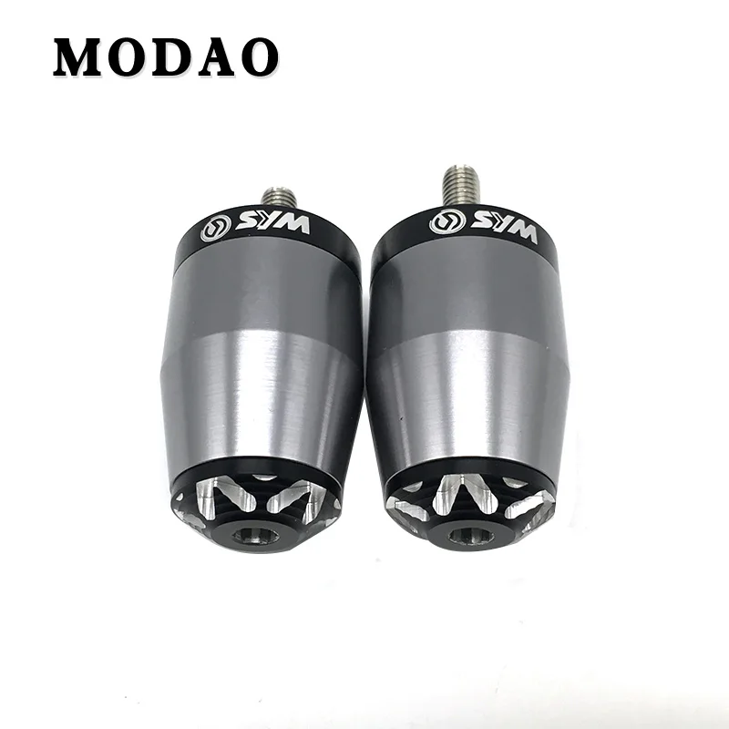 Titanium Для SYM T1 T2 T3 250I SB300 WOLF250 250i ЧПУ Запчасти для мотоцикла алюминиевые руль велосипеда Крышка Заглушка изменение пробковая рукоять - Цвет: Titanium
