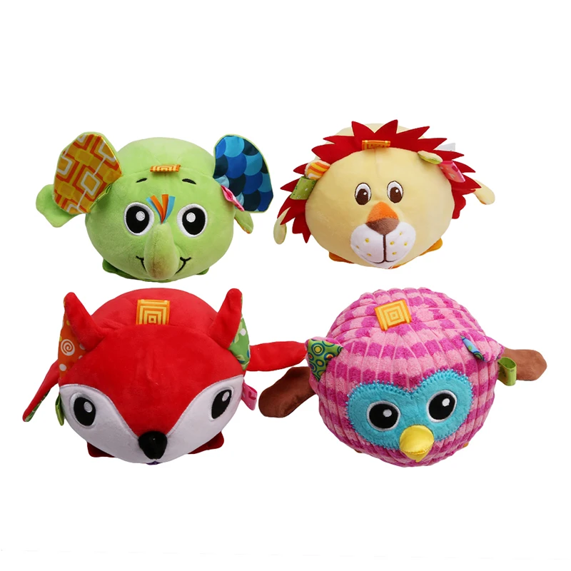 Высокое качество забавный плюшевый Мягкий тканевый игрушечный мяч для детей